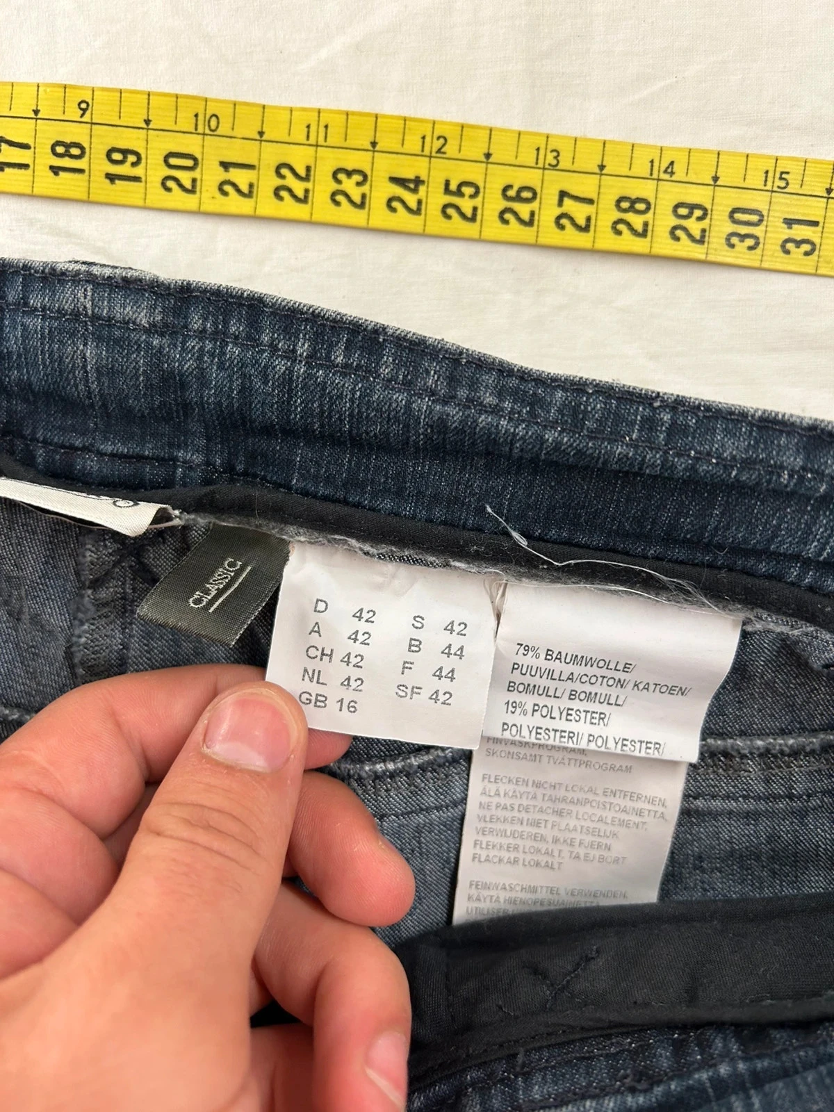 Jean negro recto atelier gs talla 44 – photo 15